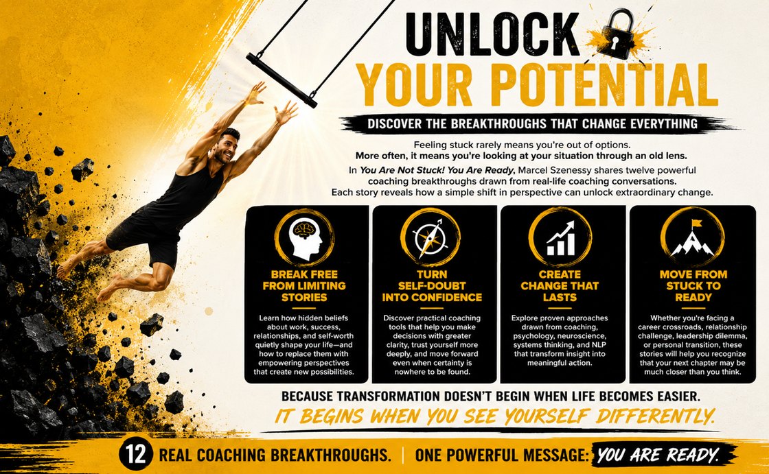 Amazon A+ Content panel — Unlock Your Potential, You Are Not Stuck